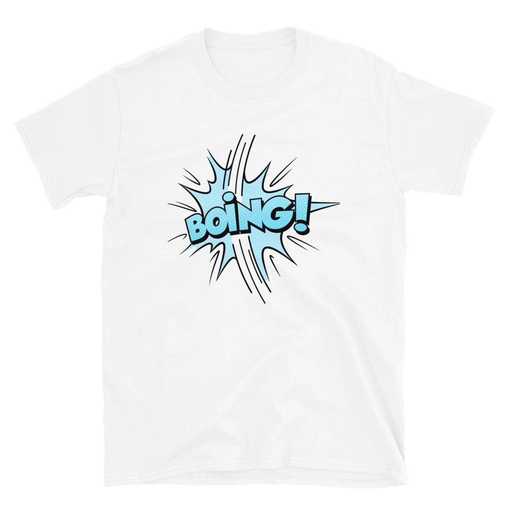 BOING Comic Superhero Cartoon T-Shirt XL