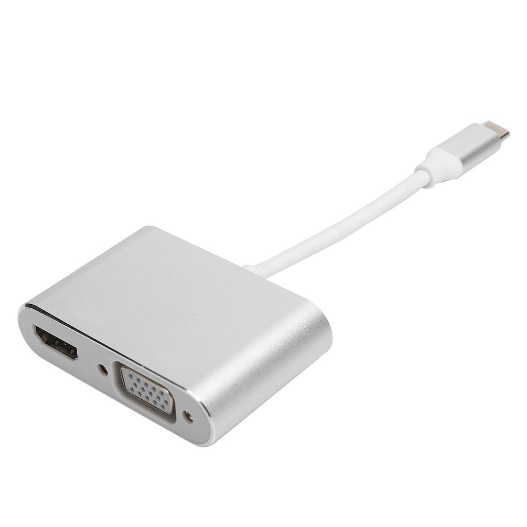 TypeC to HD Multimedia Interface VGA Video Converter Adapter Dock for Phones Laptops