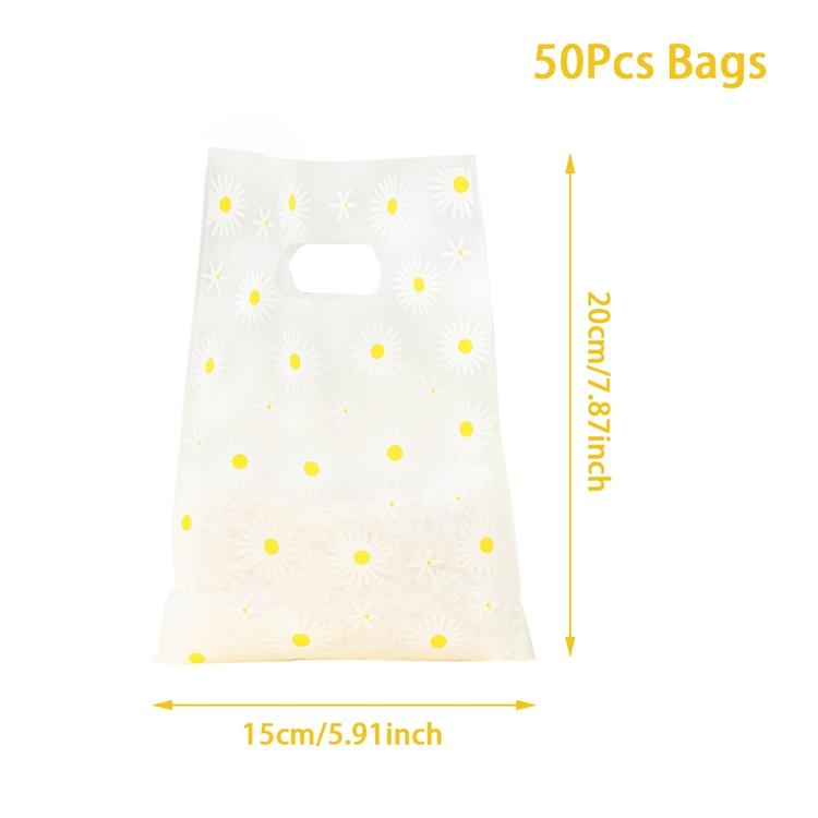 

Мешочки для конфет Daisy, прозрачные, для хранения, прозрачные, для упаковки печенья, для выпечки, для украшения дня рождения, для свадебной упаковки, для вечеринок своими руками As picture