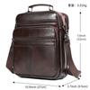 Men's Genuine Leather Shoulder Bag Retro Simple Cowhide Crossbody Casual Versatile Mobile Phone
