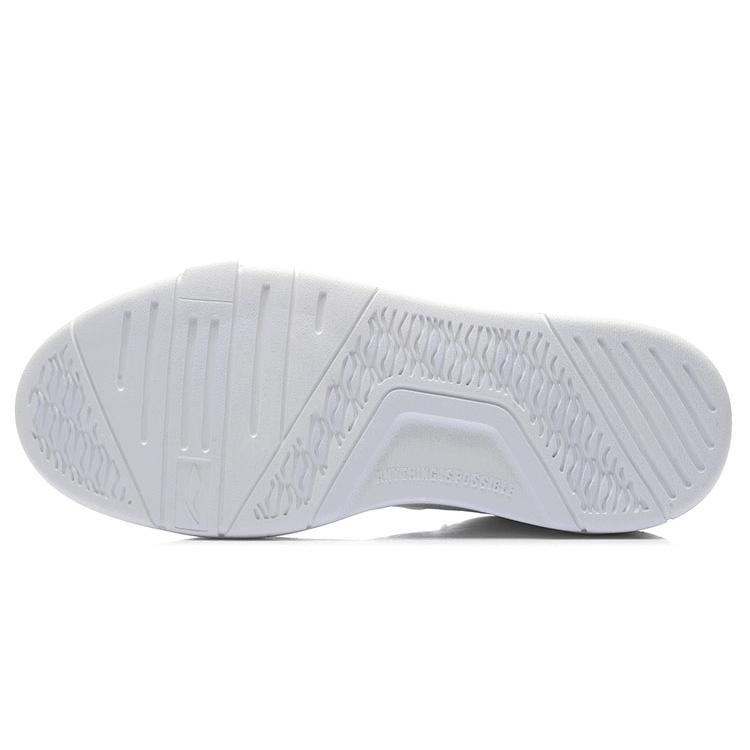 New LiNing Wave Anti Slip Wear Resistant Low Top Skateboard Shoes Women's White AGCR156-1