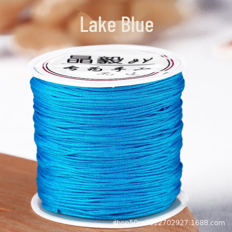 Taiwan Jade Line No. 72: 50m Hand-Woven DIY Rope for Jewelry and Beading