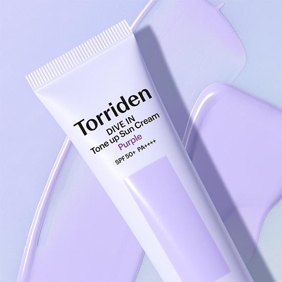 TORRIDEN DIVE-IN Purple Tone Up Sun Cream SPF 50+ PA++++ 60ml