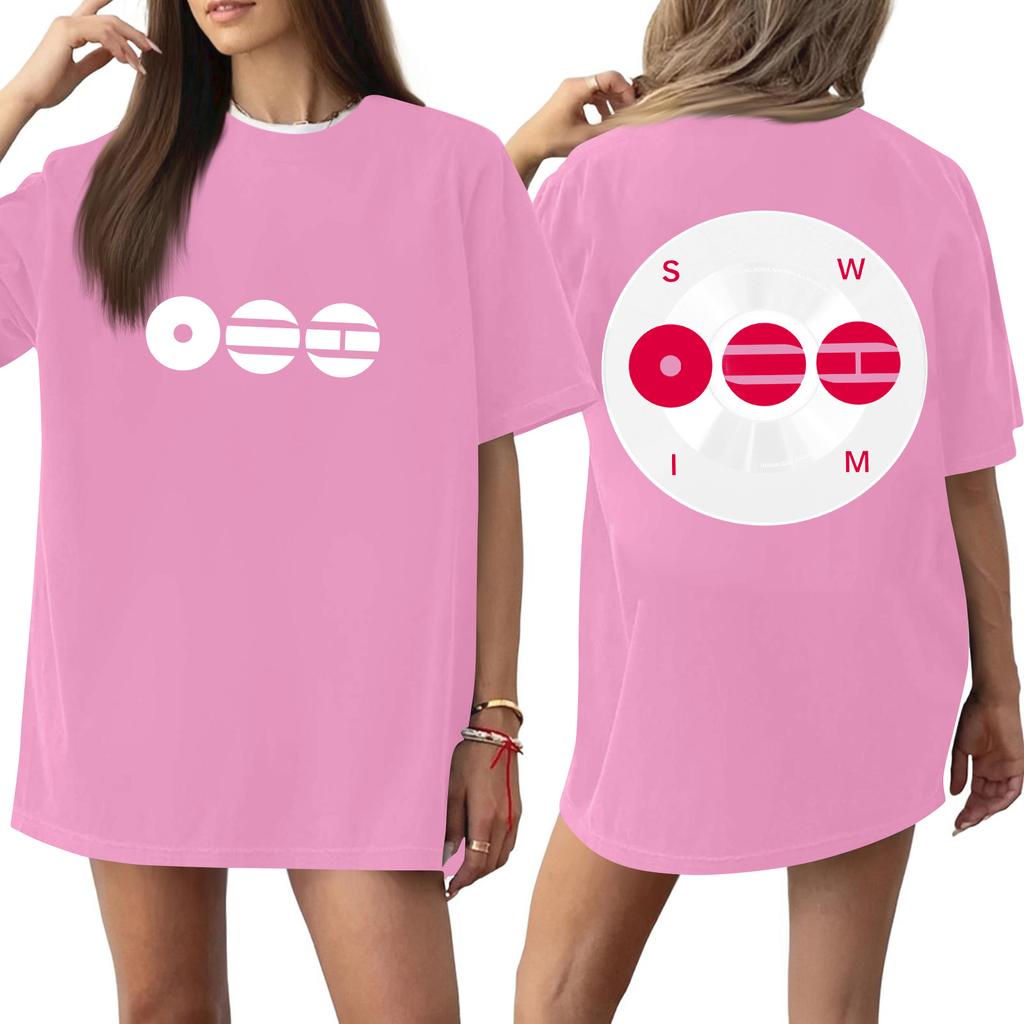 Women's Casual Letter Print Short-sleeved Top T-shirt