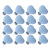 16 Pieces Quilt Fixing Clips Heart Shape Removable Comforter Fastener Duvet Blanket Bedding Holder