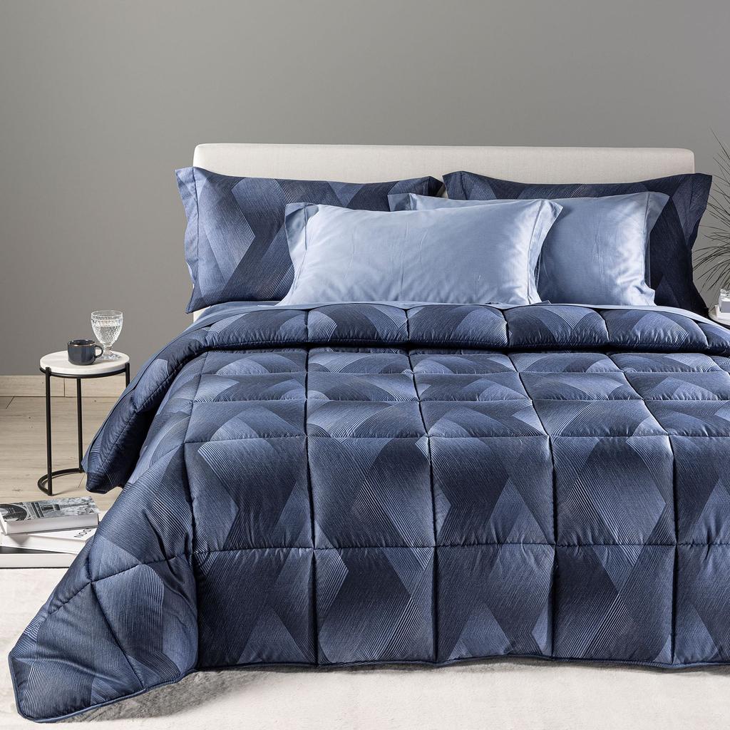 Minerva Floral Quilt In Cotton Satin 300 G/sqm