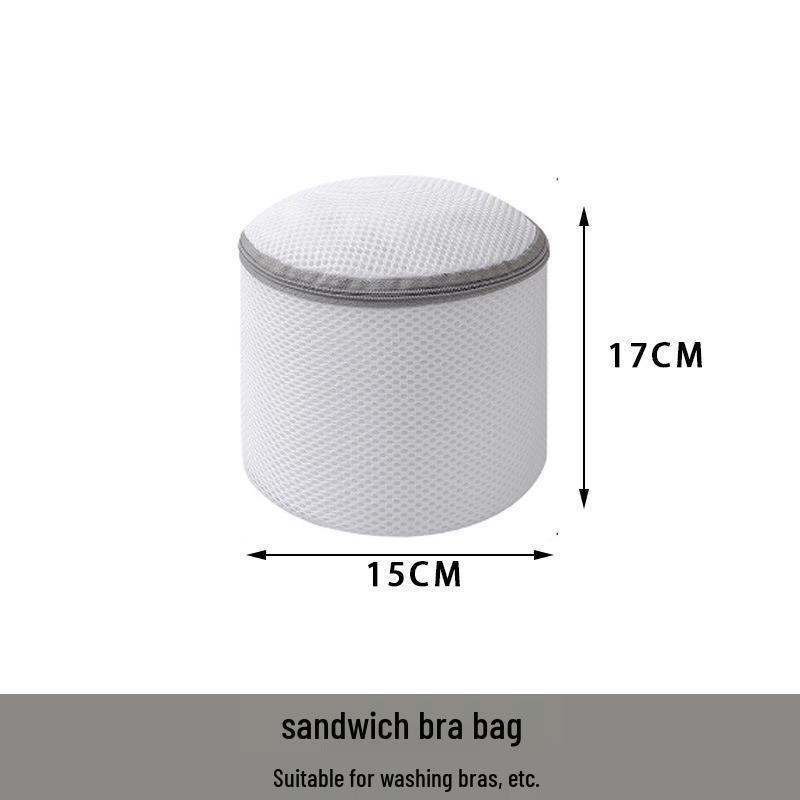 Spot Gray Coarse & Fine Mesh Laundry Bag - Anti-Deformation, Machine Washable Care Bag