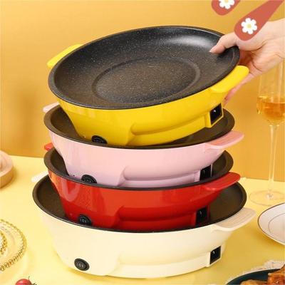 Non-stick Electric Frying Pan 20/26/30cm Electric Hot Pot Househould Grill  Barbecue