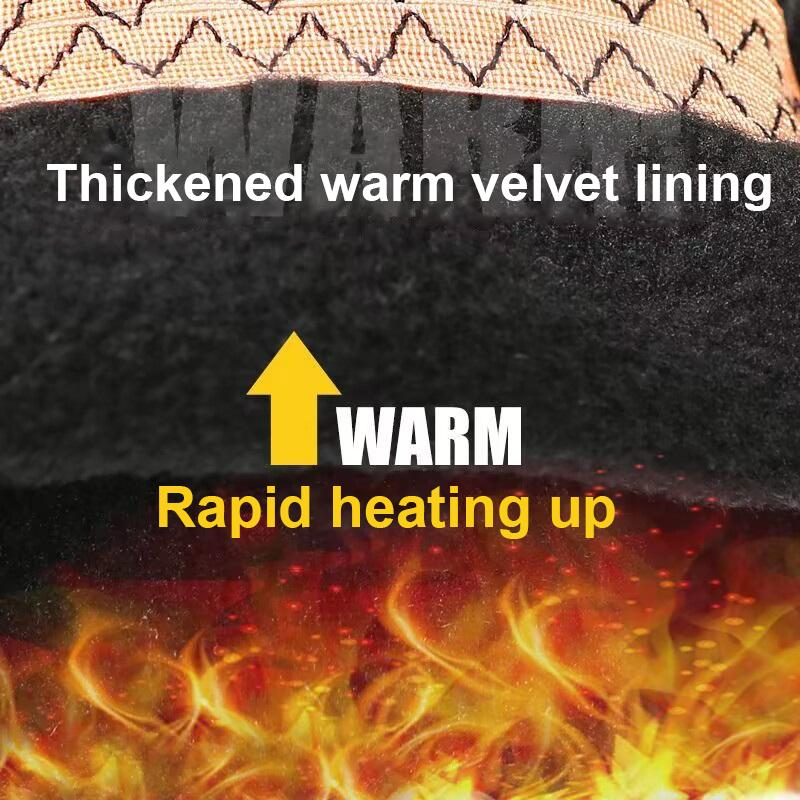 Pánské zimní rukavice Jednobarevné Dámské Venkovní Polární Fleece Dotykový Displej Zesílené Teplé Rukavice do Chladu Motocyklové Cyklistické Zápěstní Rukavice Palčáky