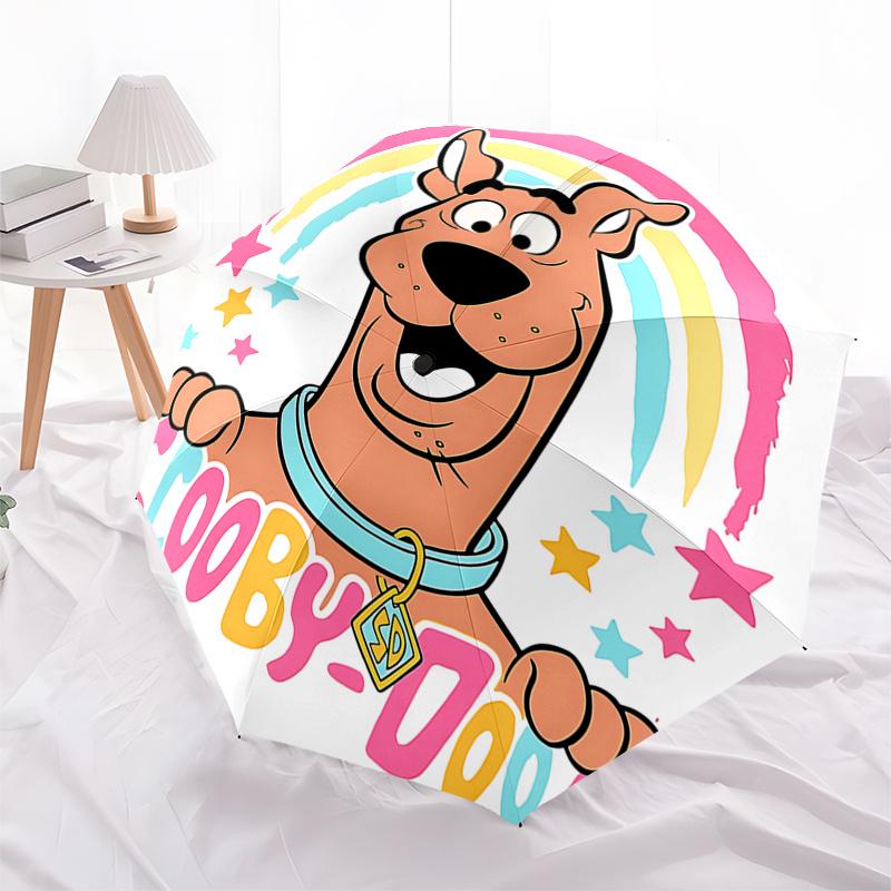 

Scooby-Doo Automatic Opening Folding Umbrella with 8-Bone Iron Frame - Perfect for Fans, Travelers, and Daily Use0104234a