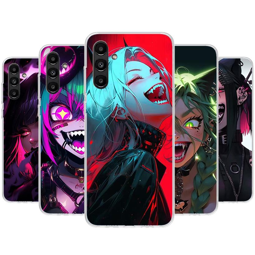 Crazy Gothic Japan Anime Girls Phone Case For Samsung Galaxy A56 A55 A54 A53 A16 A15 A14 A13 A36 A35 A34 A33 A26 A25 A24 A23 A05