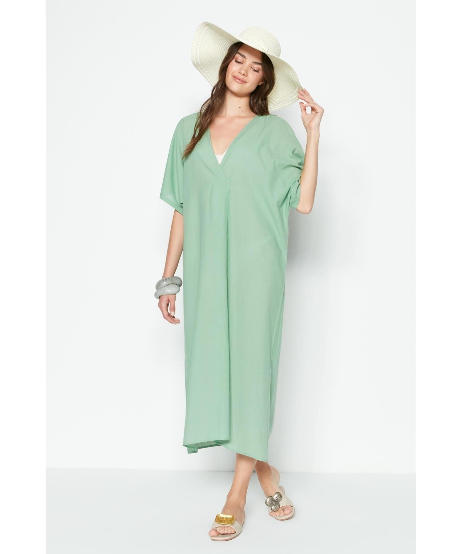 

Пляжное Платье Парео 22328 Зеленый