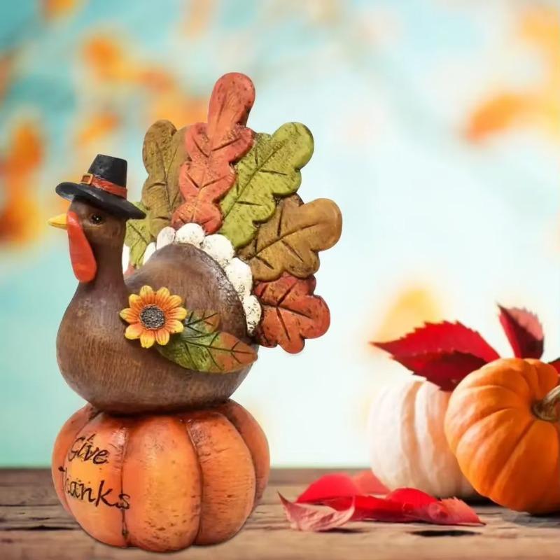 Easter Chick Easter Pumpkin Turkey Decoration Easter Chick Party Christmas Decoration Resin Ornaments home decore