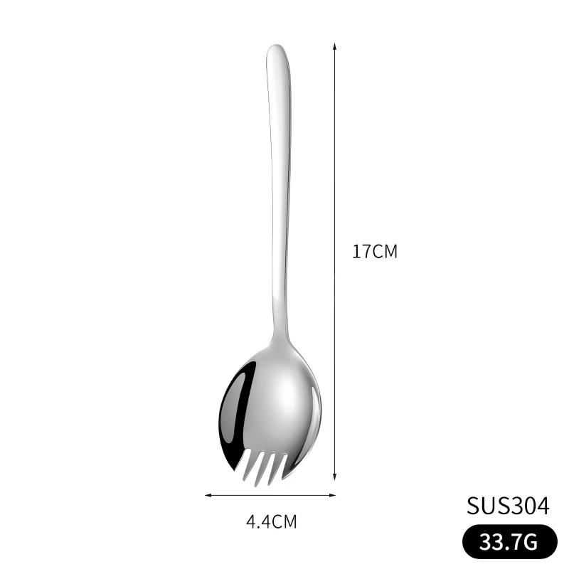 304 Stainless Steel Bent Handle Spoon Fork Set