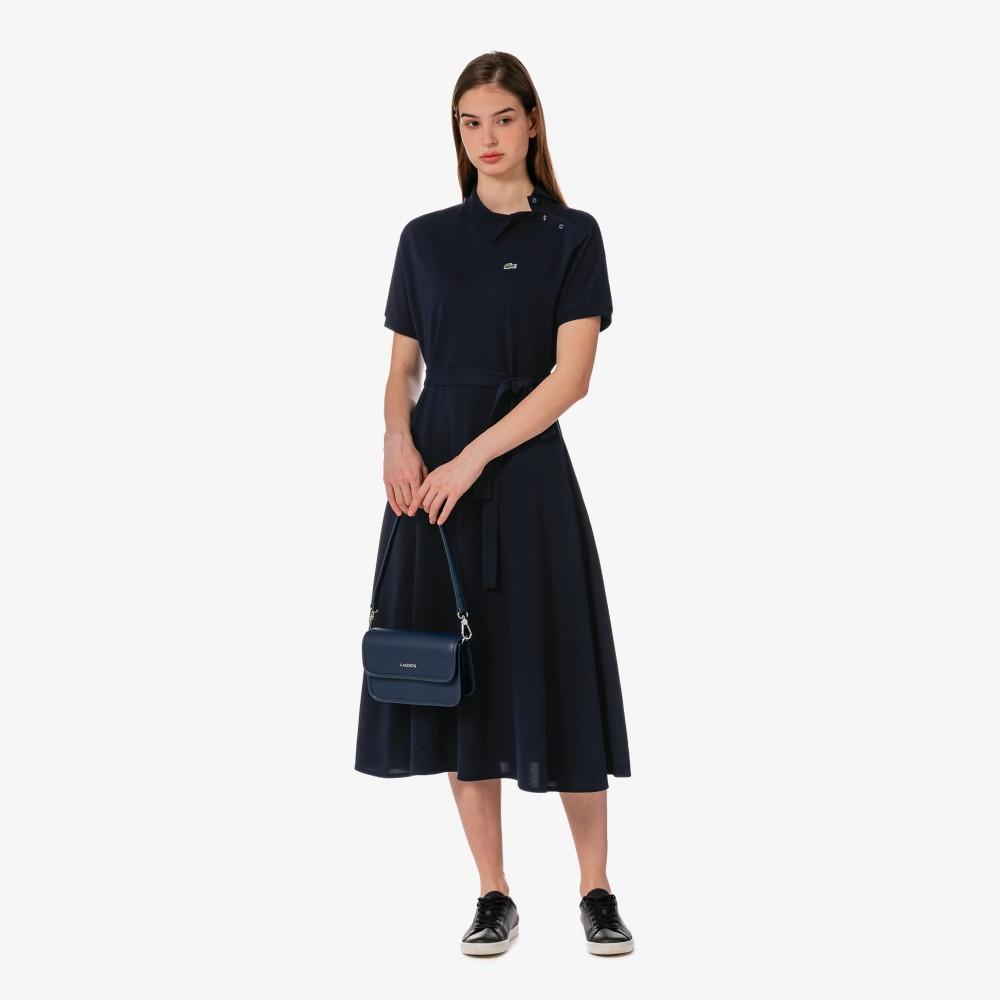 [lacoste] Women's Oblique Placket Polo Dress EF508E-56G166