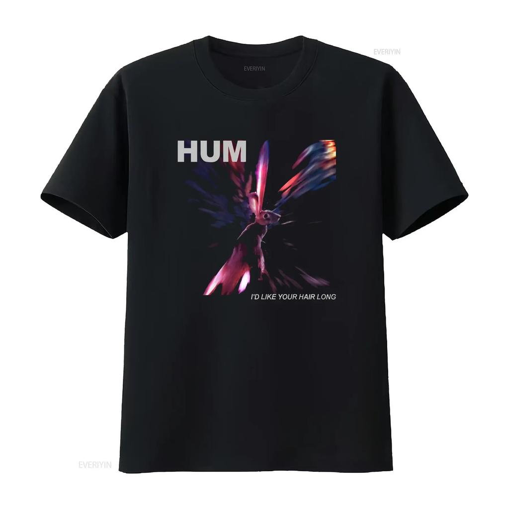 Hum BAND T Shirt Best Summer Dad Mom so cute vintage Washed Breathable Top For Everyday Wear Unisex fashion homme Comfortable
