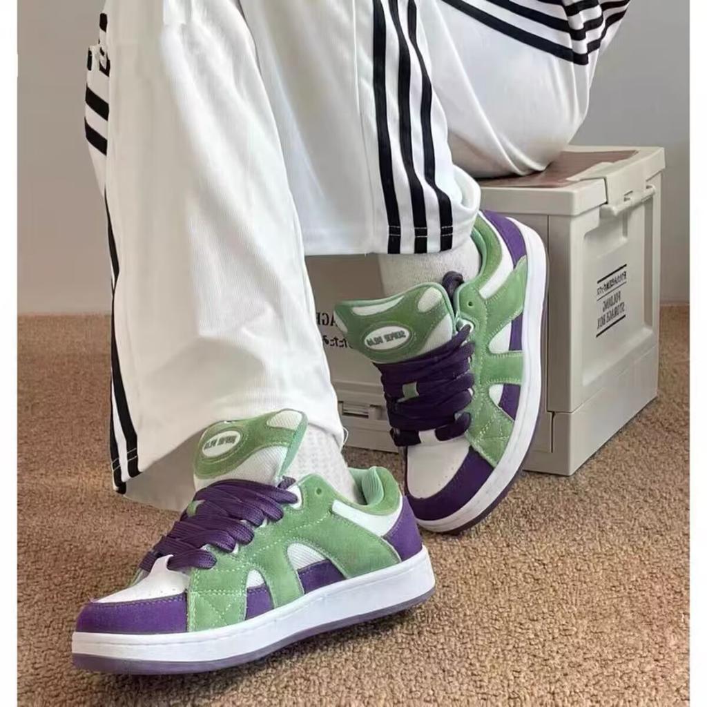 Popular Women's Shoes In the Autumn of 2025 New Chic Versatile Thick-soled Breathable Casual Niche Splicing Bread Shoes