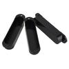 Yibuy 3-Pack Plastic Single Coil Pickup Covers for Electric Guitars, No Hole, Closed Shell