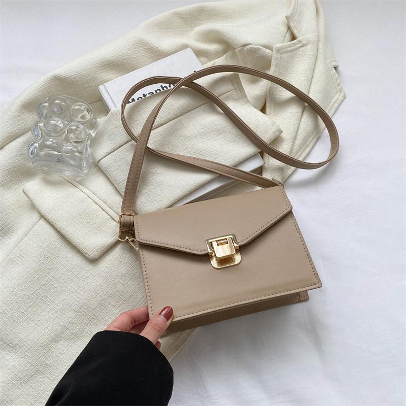 Chic Summer 2023 Small Square Bag Fashionable Street Style Pu Crossbody Bag