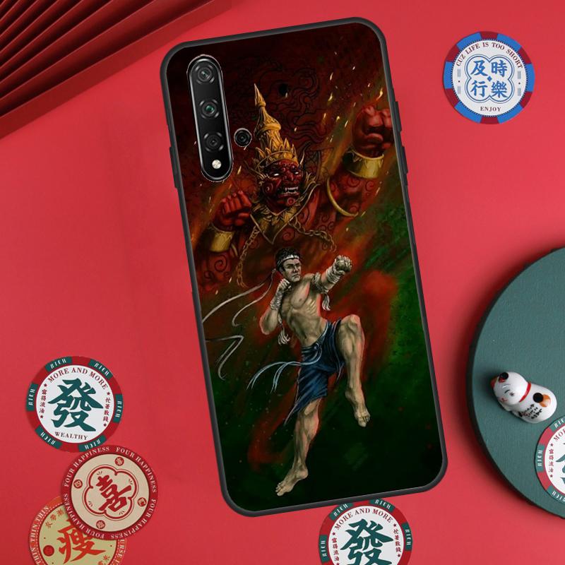 Muay Thai Martial Art For Huawei Nova Y73 Y72 Y61 Y91 Y90 Y70 Y60 12s 12i 11i 8i 9 10 SE P60 Pro P30 P40 Lite Case