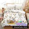 3D Print Toro Inoue Anime Doko Demo Issyo Bedding Set Boys Girls Twin Queen King Size Duvet Cover Pillowcase Bed Boys Adult