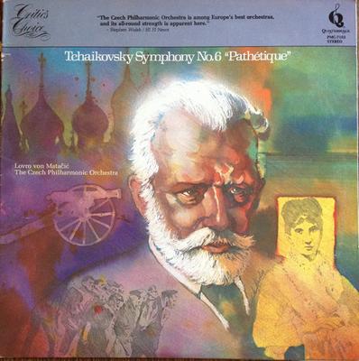 LP Schallplatte LOVRO VON MATACIC, TSCHECHISCHE PHILHARMONIE - Tschaikowsky Symphonie Nr.. 6 Pathetiq PMC7102 QUINTESSENCE 1978 US Klassisch Gebraucht