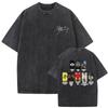 Washed Vintage Rapper Bad Bunny Graphic T-shirt DeBi TiRAR MaS FOToS DTMF 2025 T Shirts Men Women Hip Hop Fashion Trend T-shirts