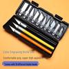 Handmade Carving Knife & Rubber Stamp Cutting Tool Set with Mat for Journals & Collage