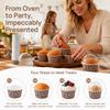 100PCS Greaseproof Cupcake Liner Coated Paper Paper Baking Cup  Cupcakes Muffins Mini Cakes