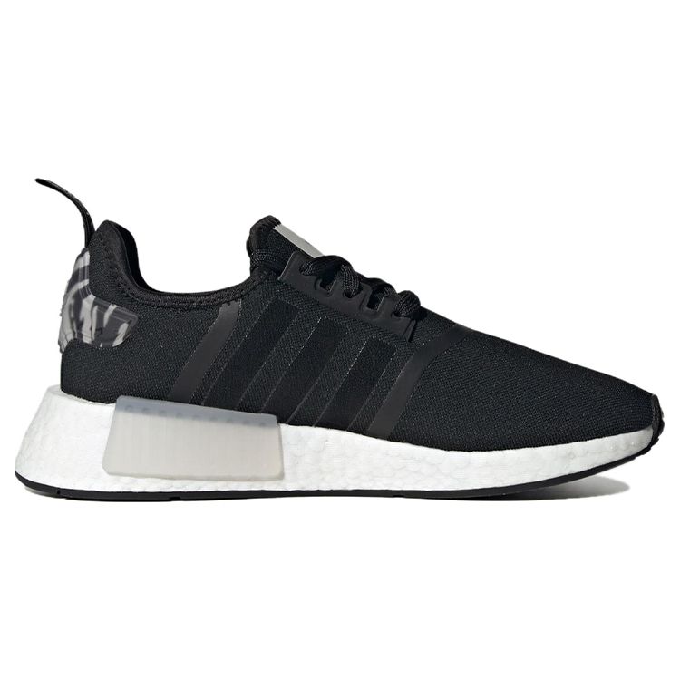 Adidas NMD_R1 Black White Marble Women Sneakers Core-Black Cloud-White Grey-Two IE9611