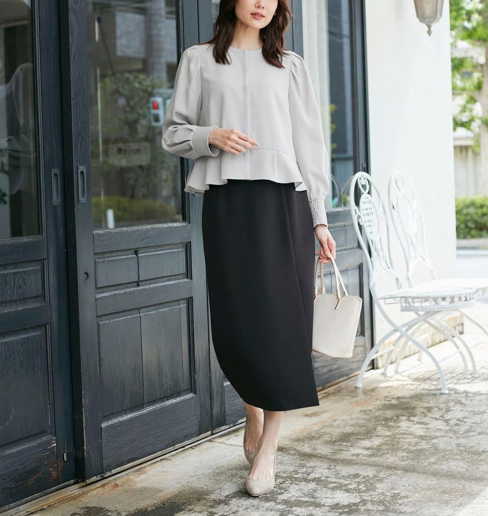 ROPE PICNIC Blouse EXCLUSIVE Blouse in SAX that can be worn as a [WEB COLOR SAX] Women's (48) cover-up