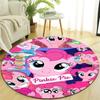 1pc My Little Pony2 Design Printed Area Round Carpet for Bedroom Living Room Home Decor Rugs Mat Non Slip Mat Rug for Bedside