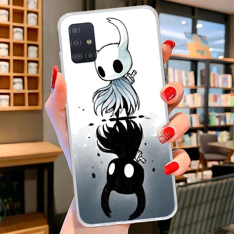 Hollow Knight Cartoon Cover Phone Case For Samsung Galaxy A12 A22 A32 A52 A72 A02S Phone Case Note 20 Ultra 10 S10 Plus A51 A71