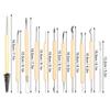 11PCS Clay Modeling Wood Clay Sculpting Tools Printmaking Carving Smooth Surface Finish Printmaking Carving Knives