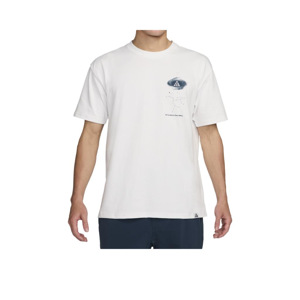 Nike Brand Logo ACG Men's Short Sleeve T-Shirt White