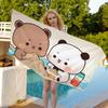 Niedźwiedź Panda B-Bubu-Dudu Anime Kreskówka Anime Ręcznik Plażowy Kąpielowy Miękki Chłonny Ścierka Prezenty dla Dzieci Na Kemping Siłownia