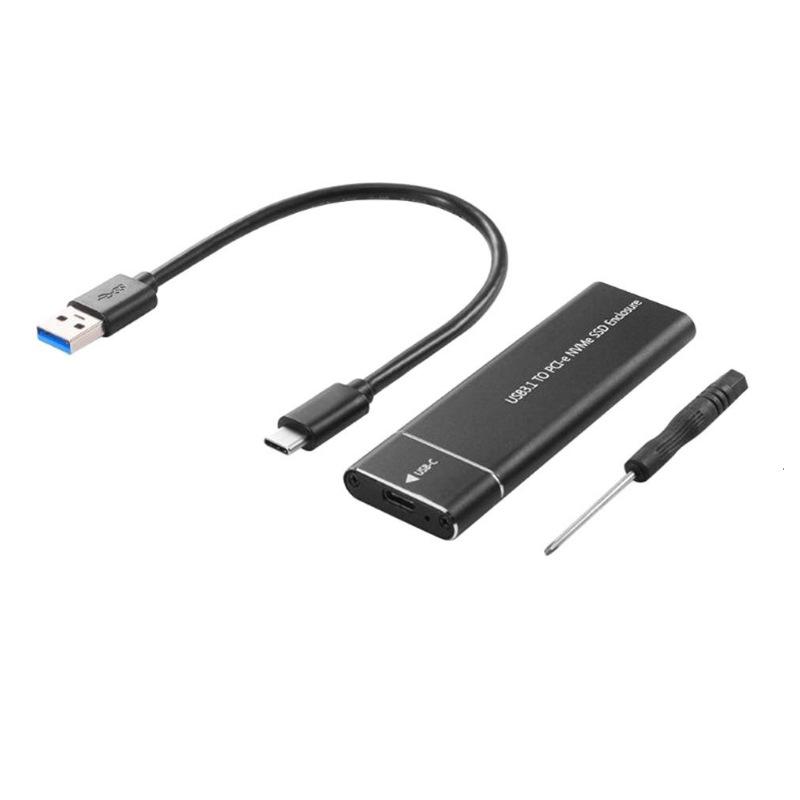 

M.2 NVMe USB 3.1 SSD Enclosure: Portable and Durable Metal Case for Laptops