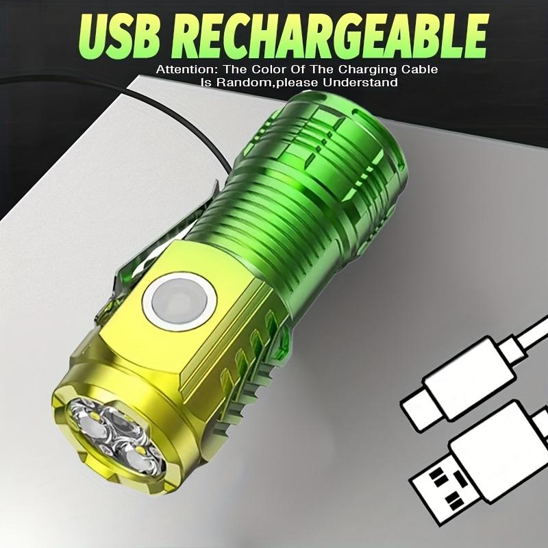 Ultrahelle 3LED-Taschenlampe, tragbares magnetisches Arbeitslicht an der Unterseite, multifunktionale Kappenklemmenleuchte, Outdoor-Angel-Taschenlampe, Notfall, Wandern, Camping