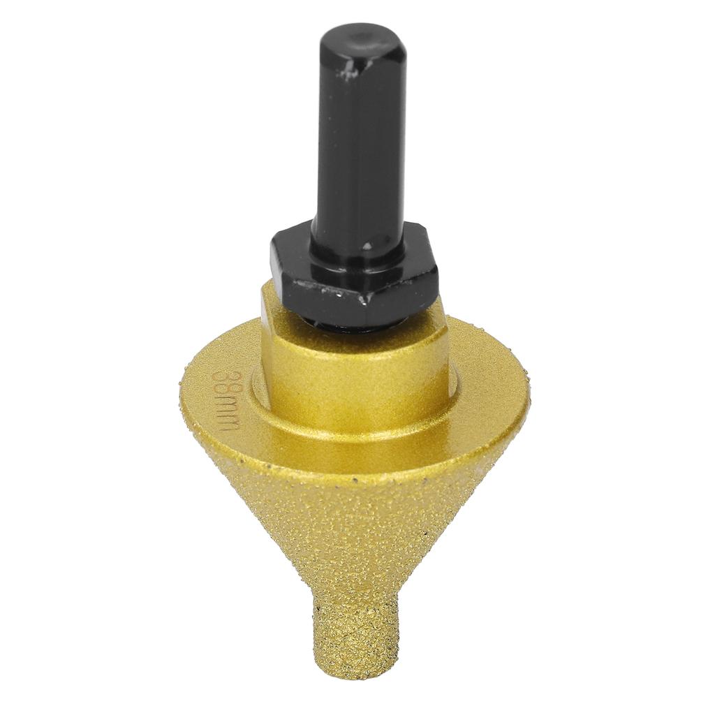 Diamant-Abschrägungs-Fasenbohrer, 38 mm Durchmesser, Lochvergrößerungs-Trimm-Schleifbohrer mit M14-Adapterstange