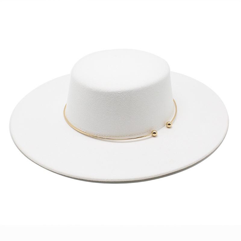 Cappello Fedora in Feltro di Lana per Uomo e Donna Con Protezione Solare e Traspirabilità