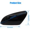Priprilod Left Driver Side Mirror Cap Cover Glossy Black Compatible With Honda Civic 2016 2017 2018 2019 2020 2021 Honda Insight 2019-2021