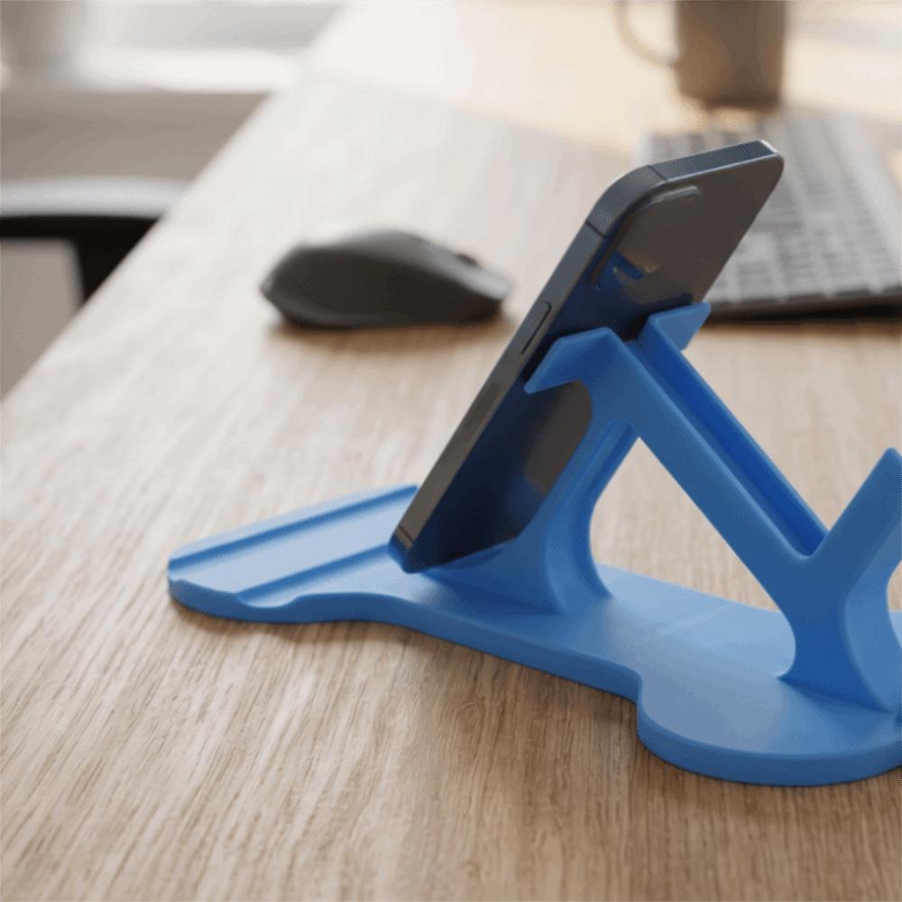 Curved Design Side-Lying Phone Holder Non-Slip Lazy Phone Stand Side-Lying Phone Stand Travel Use