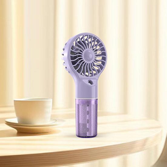 Misting Handheld Fan with 4 Speeds Settings Portable Mist Spray Summer Cooling Fan USB Rechargeable Travel Outdoor Personal Fan
