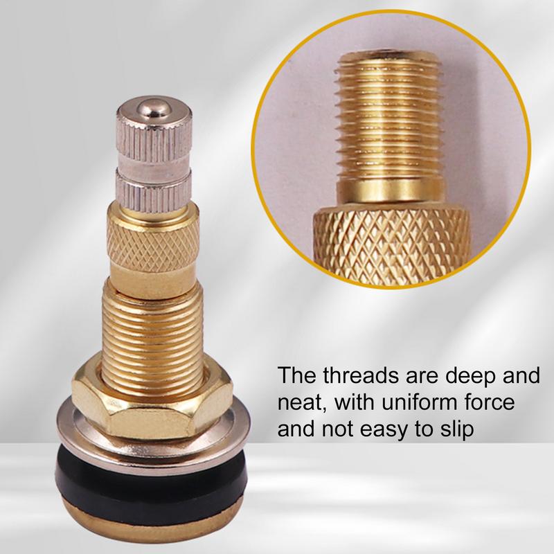 Tr618a Agriculture Valve Stem Tire Valve Stem Caps TR618A Tubeless Tire Valve Stems Brass For Tractor Agricultural Tires
