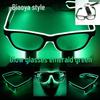 Luminous LED Voice-Activated Neon Party Glasses