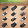 12PCS USB-C To USB 3.0 Female-To-Female Male-To-Male And Female-To-Male Adapters OTG for Laptops Android Phone Tablet Office 3