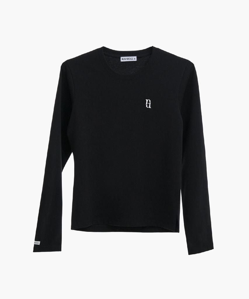 Lu Signature Basic Long Sleeve Black