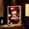 Anime Figure Hunter×Hunter Light Painting Photo Frame Killua Chrollo Action Figure Night Light Collection Toys Kid Birthday Gift