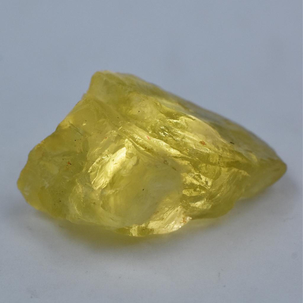 Natural Topaz Loose Gemstone Lemon 89.95 ct Uncut Rough for Lapidary and Gem Collections