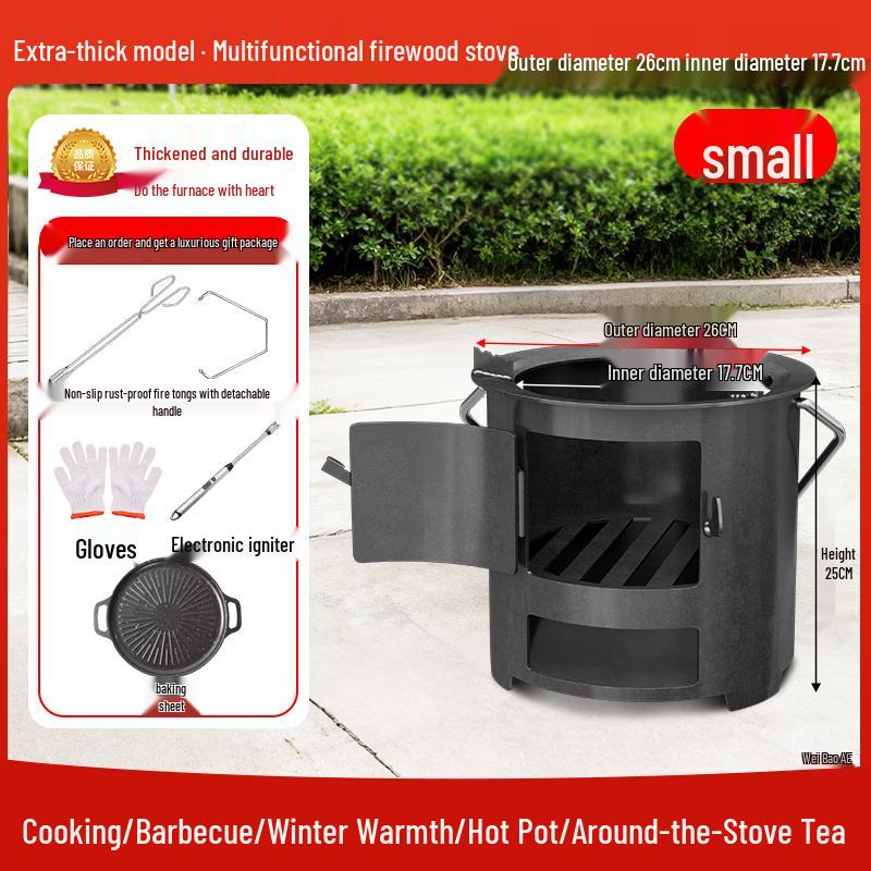 Tiemuyun Outdoor Portable Wood Burning Stove